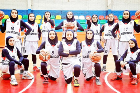شیمیدر قم در جمع 4 تیم برتر بسکتبال زنان ایران