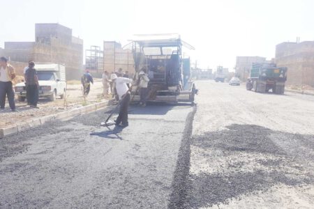 پیشرفت ۸۰ درصدی احداث خیابان شهید مرادی در منطقه ۴ قم