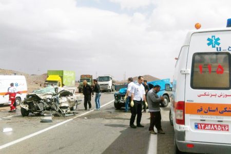 فوتی‌های حوادث ترافیکی قم نسبت به پارسال ۲۴ درصد افزایش یافت